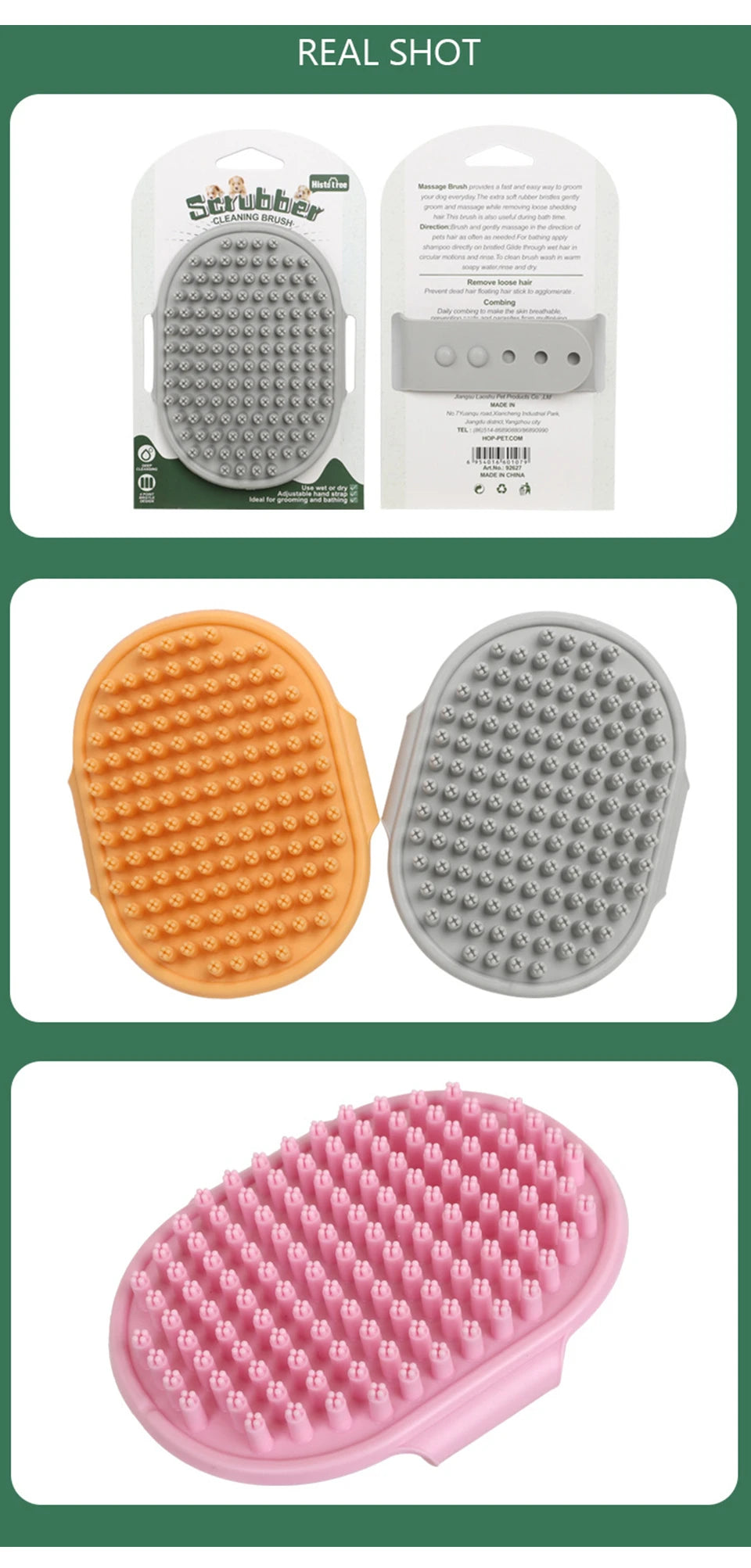 NONOR Dog Pet Grooming Glove Cat Brush Comb Deshedding Hair Gloves Dogs Bath Cleaning Supplies Animal Combs
