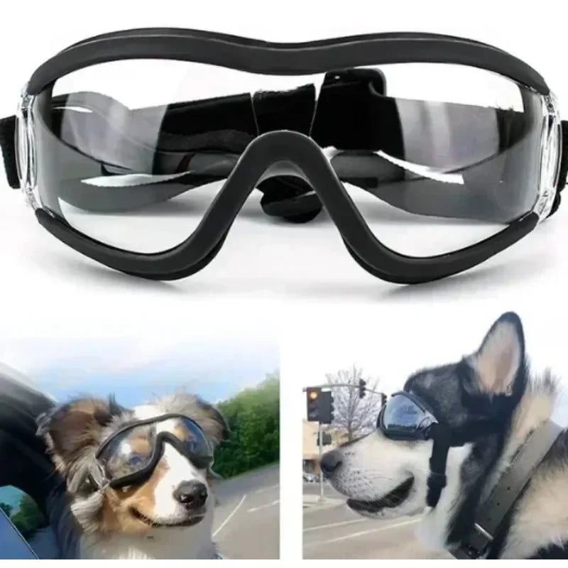 Dog Goggles Glasses Dog Sunglasse Eye-wear Pet Eye Protection Anti-UV Grooming Useful Photos Props Adjustable Dress Up Goggles