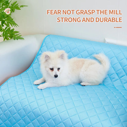 Washable Dog Cooling Mat Ice Silk Pet Self Cooling Pad Blanket for Indoor & Outdoor Car Seats Materials Safe, Easy Carry