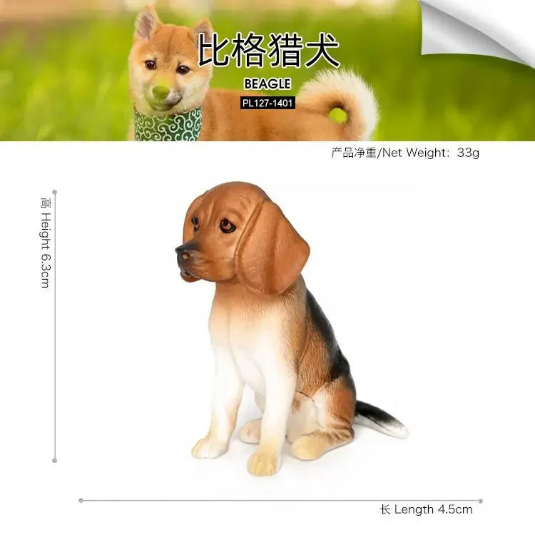 Realistic Dog Figurines for Kids - Including German Shepherd, Beagle, Teddy, Bull Terrier and More!