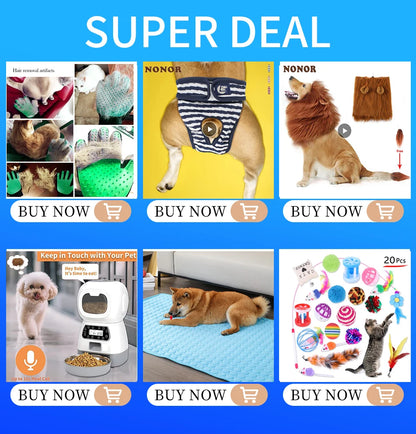 NONOR Dog Pet Grooming Glove Cat Brush Comb Deshedding Hair Gloves Dogs Bath Cleaning Supplies Animal Combs