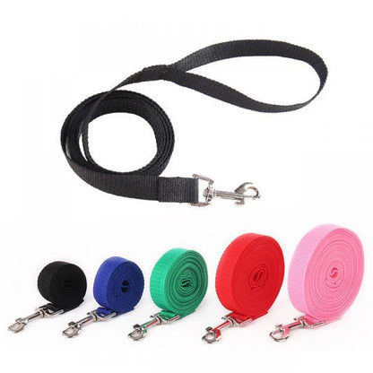 Nylon Dog Training Leashes Walking Pet Leash Long Lanyard Traction Rope for Small Large Dogs Lead Item