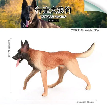 Realistic Dog Figurines for Kids - Including German Shepherd, Beagle, Teddy, Bull Terrier and More!