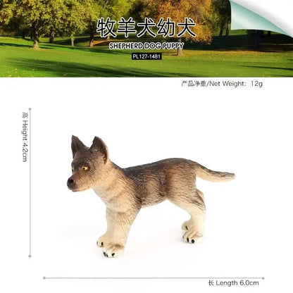 Realistic Dog Figurines for Kids - Including German Shepherd, Beagle, Teddy, Bull Terrier and More!