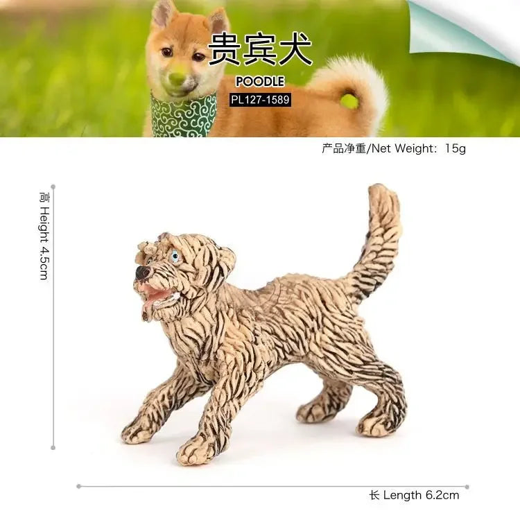 Realistic Dog Figurines for Kids - Including German Shepherd, Beagle, Teddy, Bull Terrier and More!