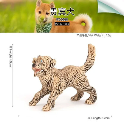 Realistic Dog Figurines for Kids - Including German Shepherd, Beagle, Teddy, Bull Terrier and More!