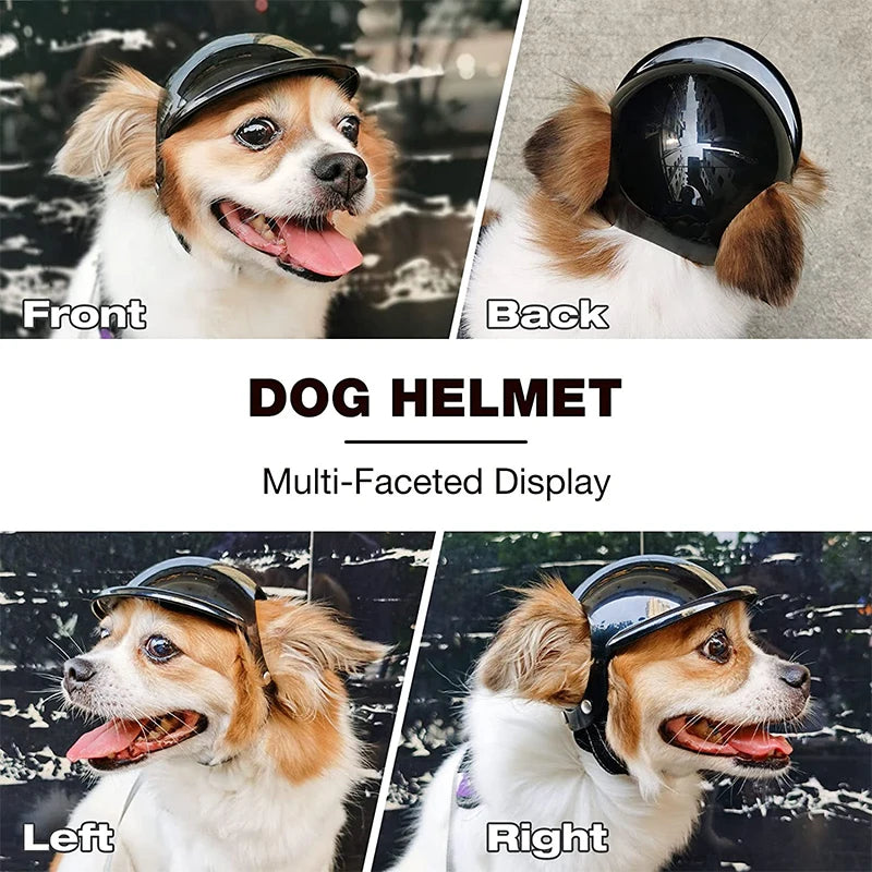 Pet Dog Helmet S/m Bicycle Motorcycle Helmet Pet Safety Dog Cat Helmet for Traveling Protection Head Pets Accessories Fashion