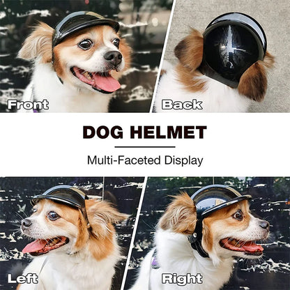 Pet Dog Helmet S/m Bicycle Motorcycle Helmet Pet Safety Dog Cat Helmet for Traveling Protection Head Pets Accessories Fashion