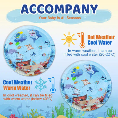 Summer Cooling Pet Water Bed Cushion Water Sensory Inflatable Play Mat Pet Cleaning Cooling Mat Pet Supplies Top Quality Cool