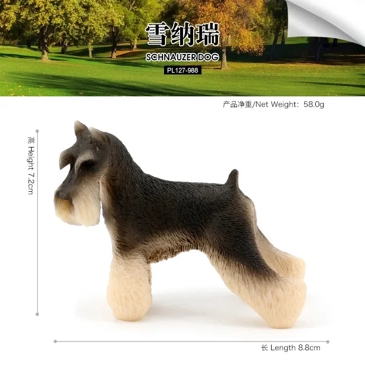 Realistic Dog Figurines for Kids - Including German Shepherd, Beagle, Teddy, Bull Terrier and More!
