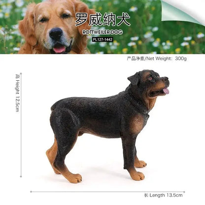 Realistic Dog Figurines for Kids - Including German Shepherd, Beagle, Teddy, Bull Terrier and More!