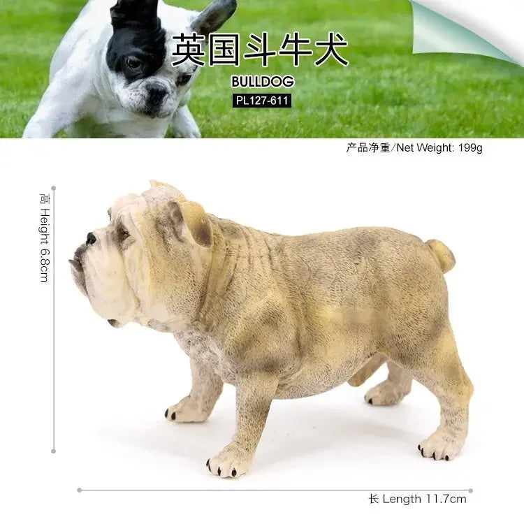 Realistic Dog Figurines for Kids - Including German Shepherd, Beagle, Teddy, Bull Terrier and More!