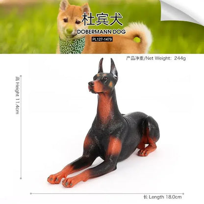 Realistic Dog Figurines for Kids - Including German Shepherd, Beagle, Teddy, Bull Terrier and More!