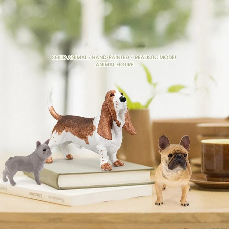 Realistic Dog Figurines for Kids - Including German Shepherd, Beagle, Teddy, Bull Terrier and More!