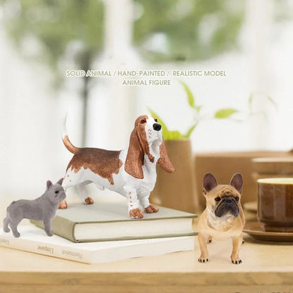 Realistic Dog Figurines for Kids - Including German Shepherd, Beagle, Teddy, Bull Terrier and More!