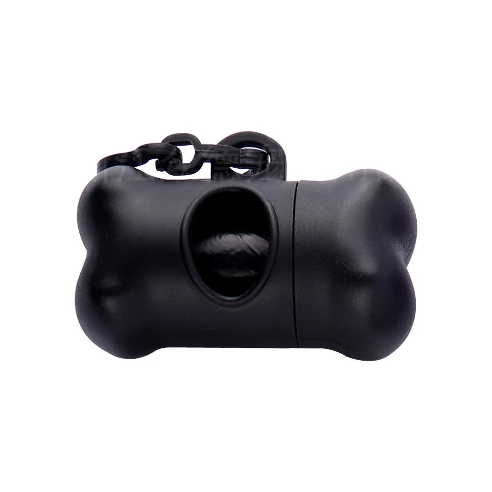 1pc Bone Shaped Bag Dispenser Disposable Pet Dog Waste Bag Holder Plastic Garbage Bag Case Carrier Disposal Poop Bag Dispenser