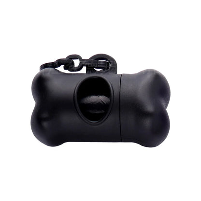 1pc Bone Shaped Bag Dispenser Disposable Pet Dog Waste Bag Holder Plastic Garbage Bag Case Carrier Disposal Poop Bag Dispenser
