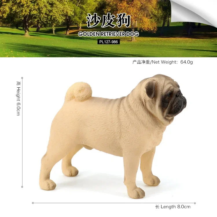 Realistic Dog Figurines for Kids - Including German Shepherd, Beagle, Teddy, Bull Terrier and More!